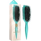 Bounce Curl Volume EdgeLift Brush, 5-in-1 Tool for Volumized Waves, Curls & Coils - Teal