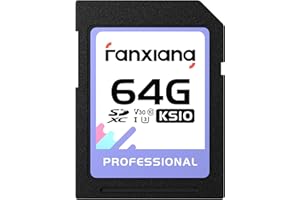 fanxiang SD Card 64GB SDXC Memory Card, UHS-I, V30, U3, C10, Up to 100MB/s, High Speed for 4K UHD Video, DSLR Camera, and Ful