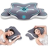 Delyoly Cervical Neck Pillow Memory Foam Pillow, 2 in 1 Cervical Pillow for Neck Pain Relief, Ergonomic Neck Support Pillows 