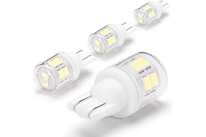 ZIOMITUS T10 194 921 922 912 906 2825 LED Bulb 6000K White 168 Replacement Bulbs for RV Tralier Interior Marine Boat Light Bulb Navigation Car Interior Dome Map Door Courtesy License Plate Lights (4pack)
