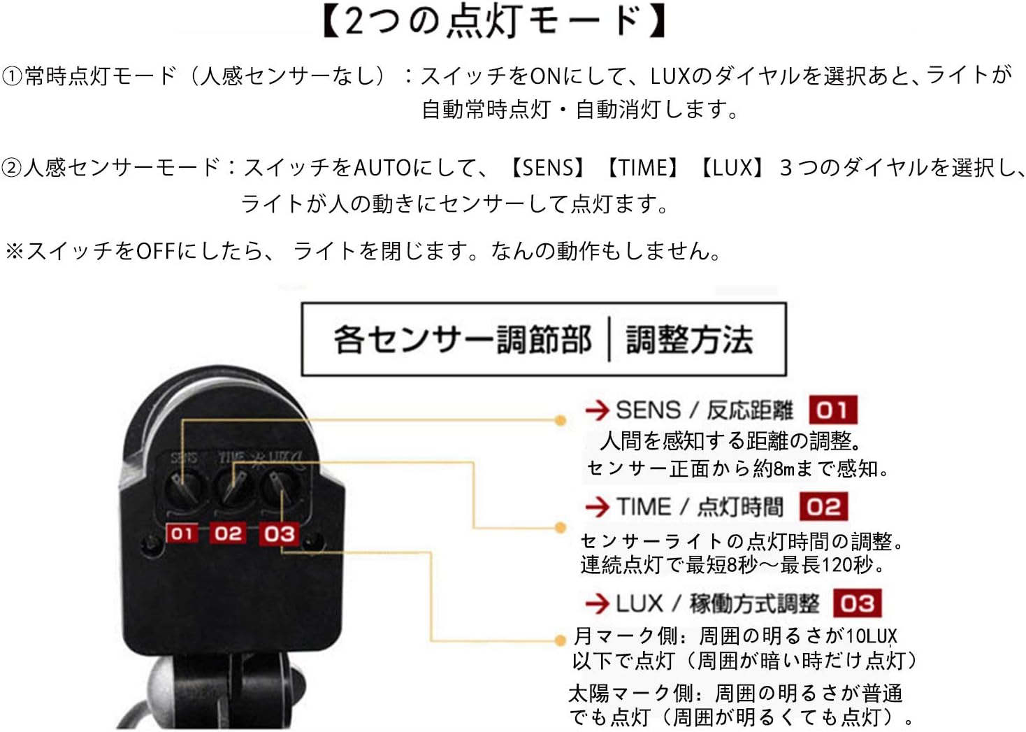 Amazon センサーライト 3灯式 ソーラーライト 屋外 防犯ライト 人感センサー ソーラー Ledセンサーライト 分離型 1led 明るい 屋外 防水 防災 停電対策 ガーデン 庭 玄関 駐車場 1年保証 日本語説明書 ブラック Pearlstar セキュリティ センサーライト Diy