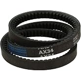 D&amp;D PowerDrive 381914 Grasshopper Replacement Belt, AX Section, Rubber