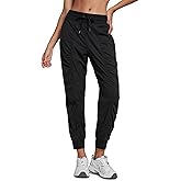 CRZ YOGA Lightweight Workout Joggers for Women 26"/28.5"/30.5" - Outdoor Running Casual Pants with Pockets