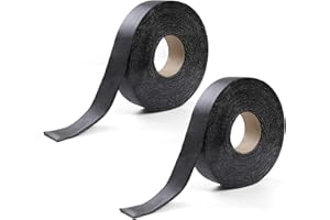 Boshen 2 Rolls 2in x 33 FT Asphalt Crack Tape Self-Adhesive Asphalt Crack Filler Asphalt Joint Repair for Driveway Parking Lo