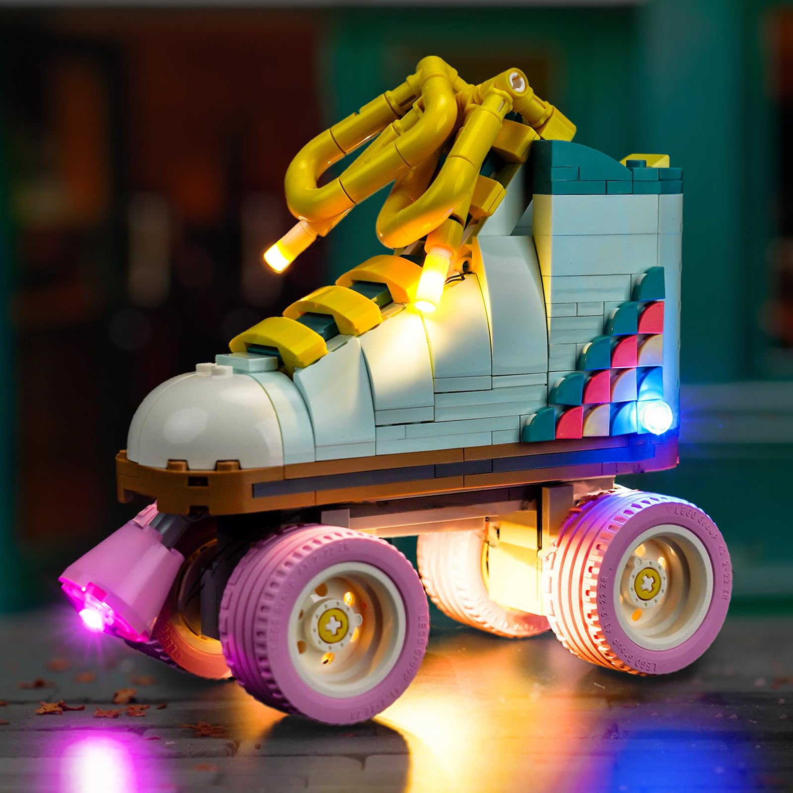 Light Kit for Lego 3in1 Retro Roller Skate 31148, Lighting Set for Lego 31148 Retro Roller Skate Set - Not Include Models, Just Light Kit — image 1