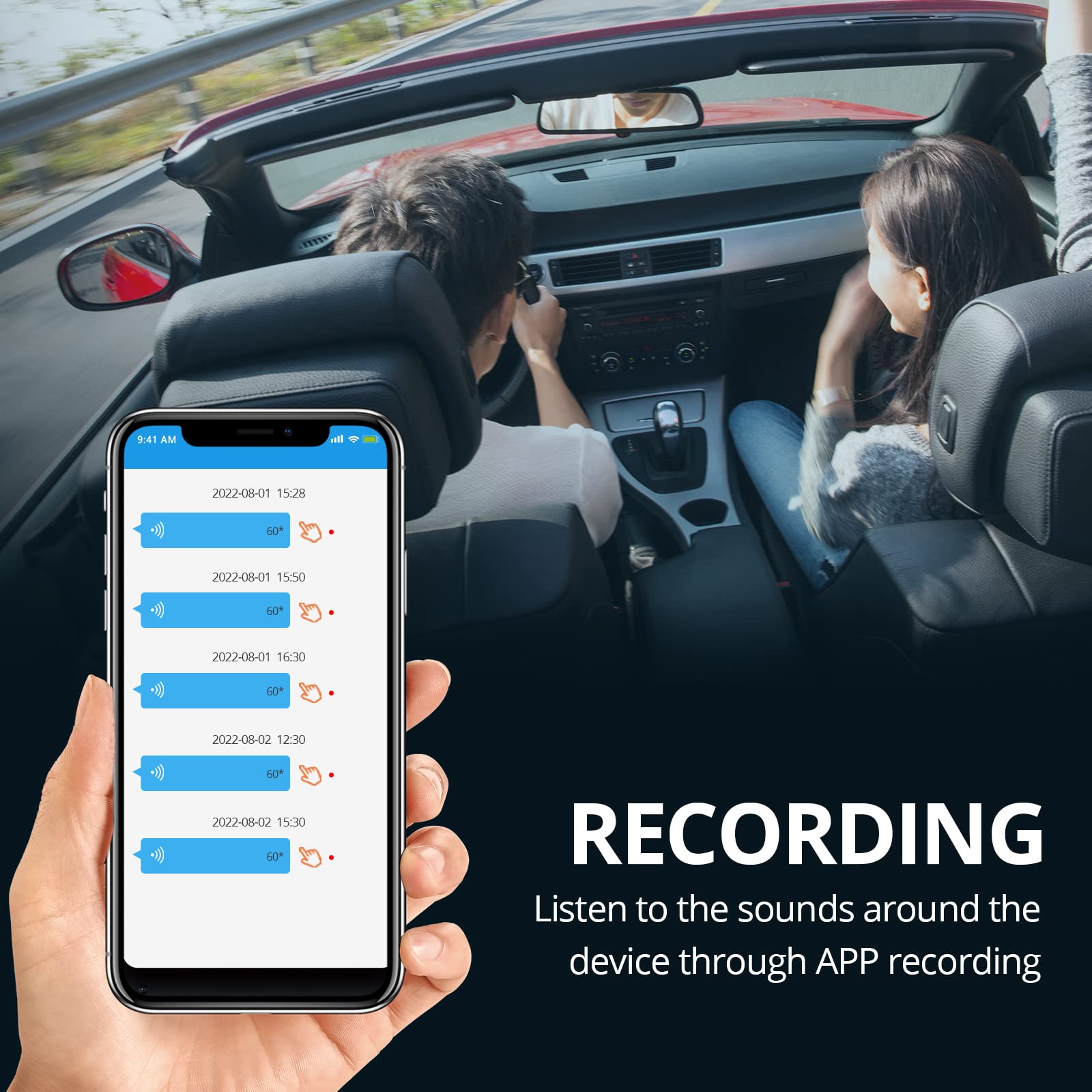 Mini OBD GPS Tracker for Vehicle, OBDⅡ 16PIN Real-time Tracking Device, Multi-Alert for Car, Truck -Subscription Required