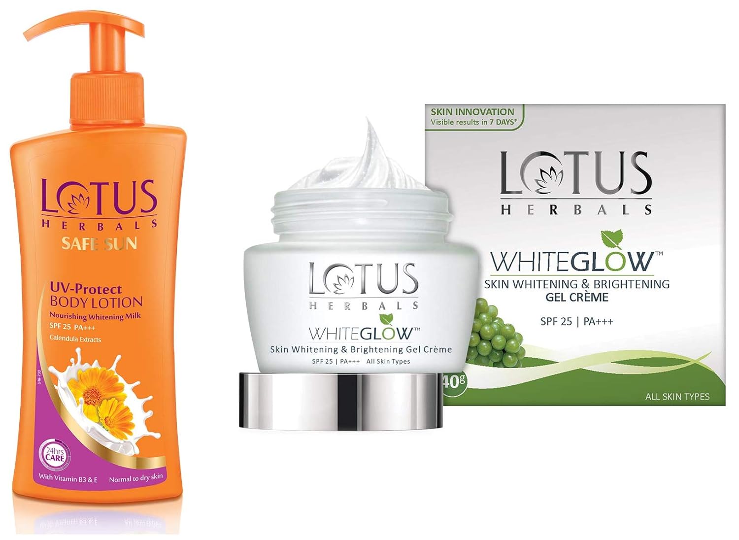lotus whitening and brightening body lotion