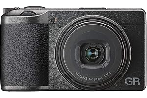Ricoh GR III Digital Compact Camera, 24mp, 28mm F 2.8 Lens with Touch Screen LCD