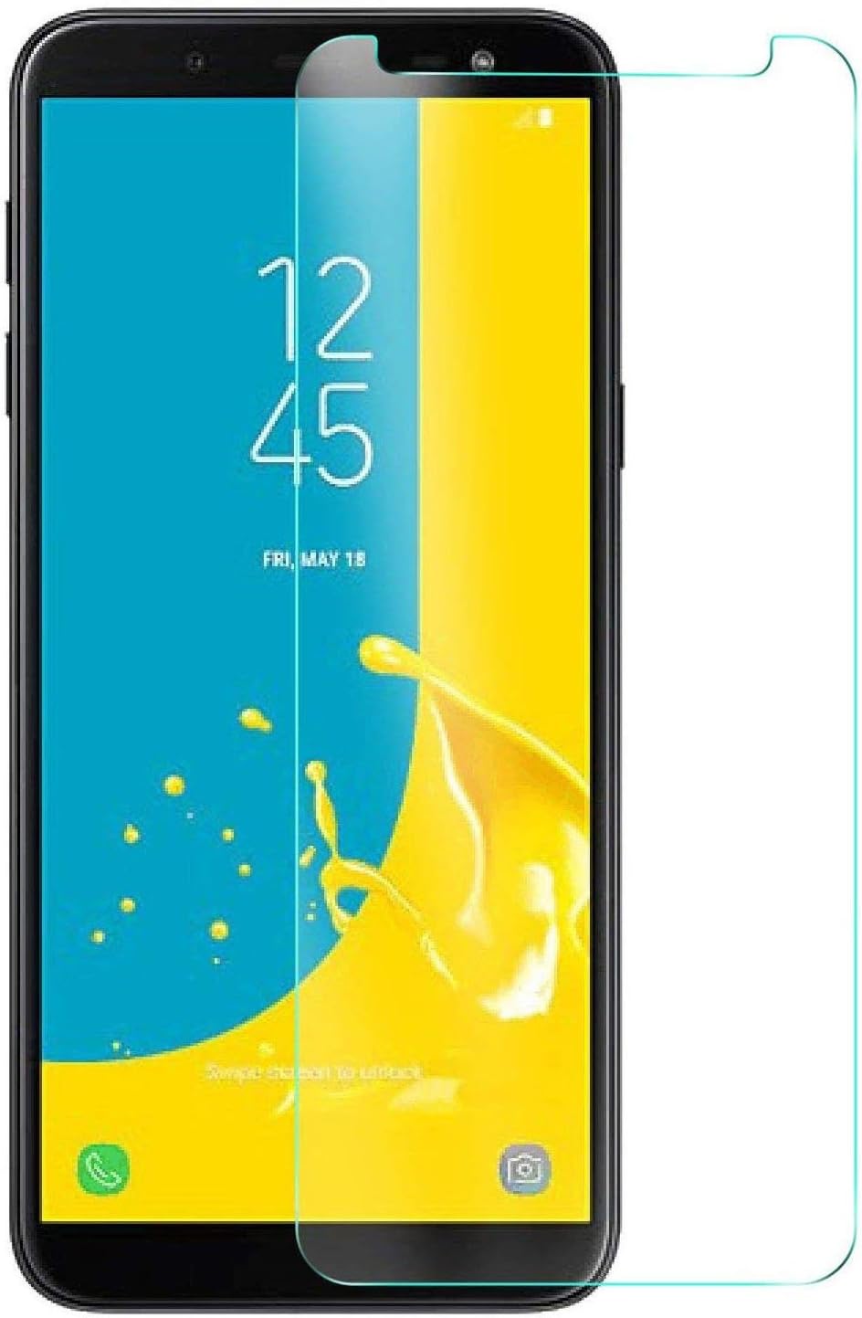 [2 Packs] Samsung Galaxy On6 Screen Protector, Galaxy On6 Tempered Glass Screen Protector, HD Clear Screen Guard for 5.6'' Samsung Galaxy On6