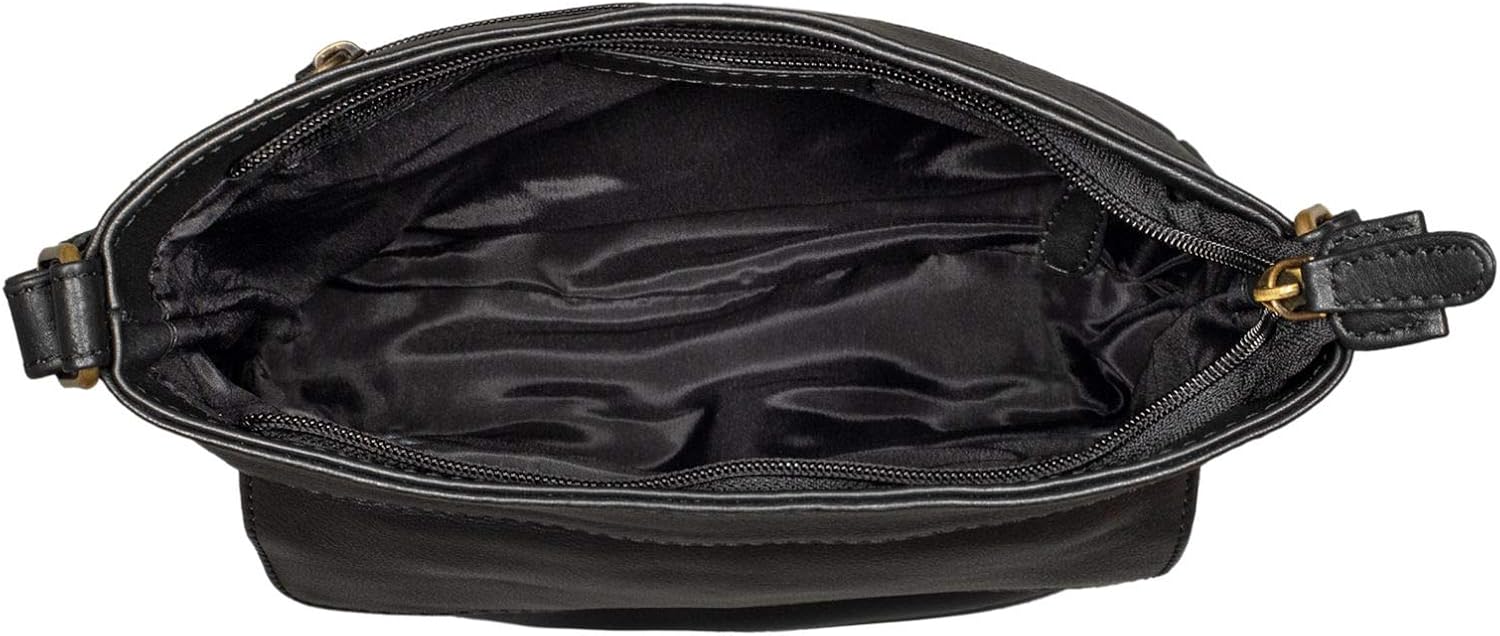 STILORD "Melina" Vintage Women's Leather Bag Small Shoulder Bag for Ladies Elegant Handbag Leisure Evening Bag Genuine Leather Colour:Black - Image 5