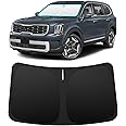 INSAUTO Foldable Windshield Sun Shade for Kia Telluride 2020-2025, Heat & UV Protection Car Sunshade with Storage Bag, Keep Interior Cool & Easy Installation