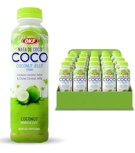 Amazon.com : OKF ALOE COCONUT 16.9 OZ (pack of 12) by OKF ALOE COCO :  Grocery & Gourmet Food