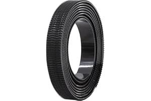 REBUILD SKILLS Industrial Strength 1" x10ft Black Scotch Self Mating Reclosable Fasteners, Stick-On Adhesive, No Tools Needed, Home Decor, Classroom, Office, Cars, Indoor-Outdoor Waterproof Compatible with SJ3560