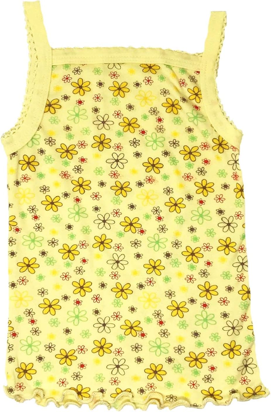 I&S Girl's 4 Pack Soft Cotton Cami Spaghetti Strap Tank Tops Undershirts: Clothing