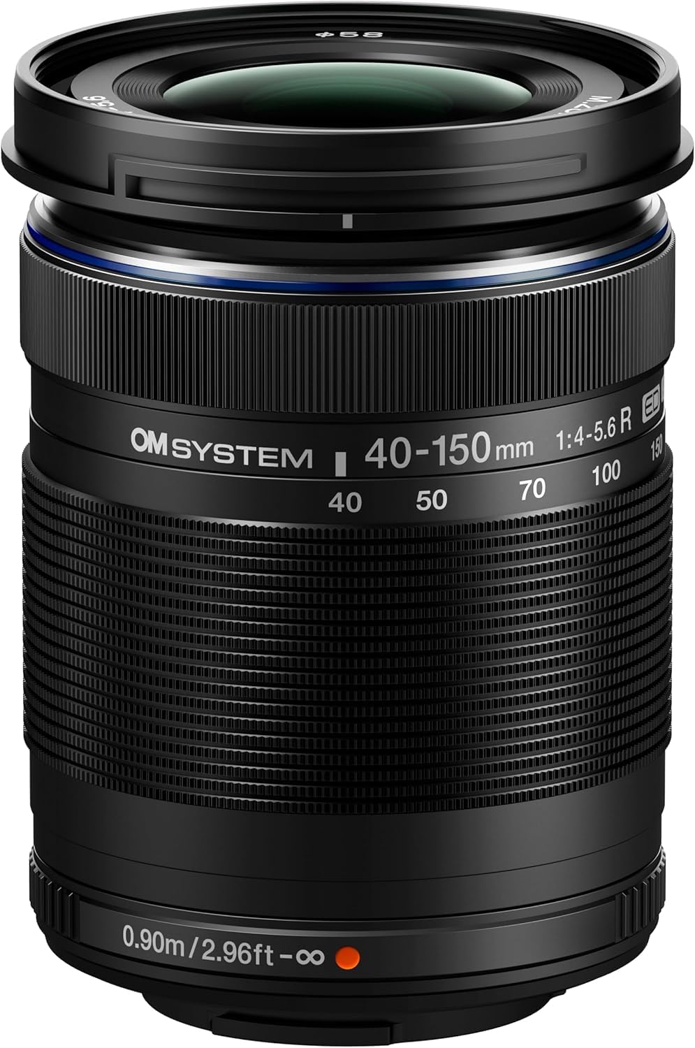 OM SYSTEM M.Zuiko Digital ED 40-150mm F4-5.6 lens, telephoto zoom, suitable for all MFT cameras (Olympus OM-D & PEN models, Panasonic G series), black