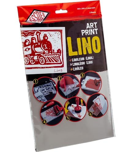 Essdee Fabric Lino Printing Kit - Kit De Démarrage Pour La Linogravure Sur Tissu