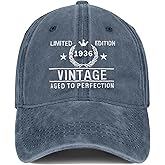 90th Birthday Gifts for Men Women 1935 Bday Hat 90 Gift Ideas Baseball Cap
