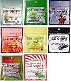 Ice Chips Candy, Xylitol Sweetened, 8 Pouch Assortment: 1 of each flavor!