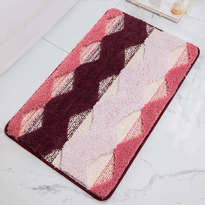 Charm4you Living Room Lounge Kitchen Rug,Absorbent floor mat for toilet