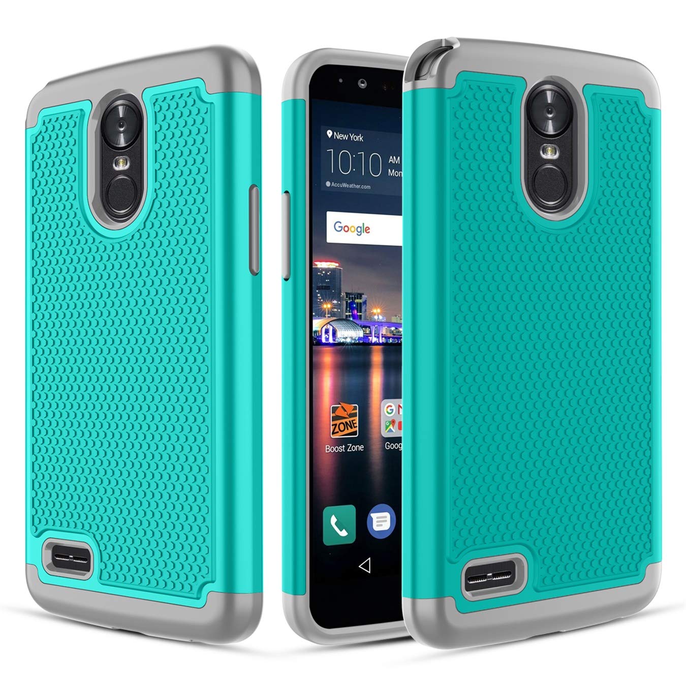 Best Lg Stylo 3 Rubber Impact Armor Case