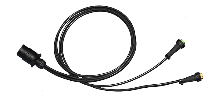 12V Anhängerkabel 5m - 7-polig Stecker - Kabelbaum mit Bajonettverschluß