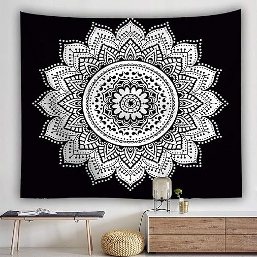 Ydxyz Picnic Estera Hippie Tapiz Impreso Lotus Tapiz Bohemia