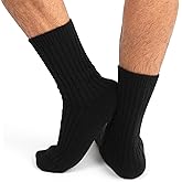 Jet&Bo Cashmere Bed Socks Unisex Large (Men’s 8-11, Women’s 10-13) - Thick Ultra Soft Cashmere Socks for Men & Women