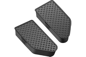 HHLOU Bed Rail Stake Pocket Covers for 2023-2026 Chevy Colorado/GMC Canyon, Grid Truck Rear Holes Caps Bed Rail Holes Plugs Covers (Grid)