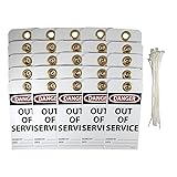 NMC RPT146G Danger - Out of Service Tag 3 in. x 6