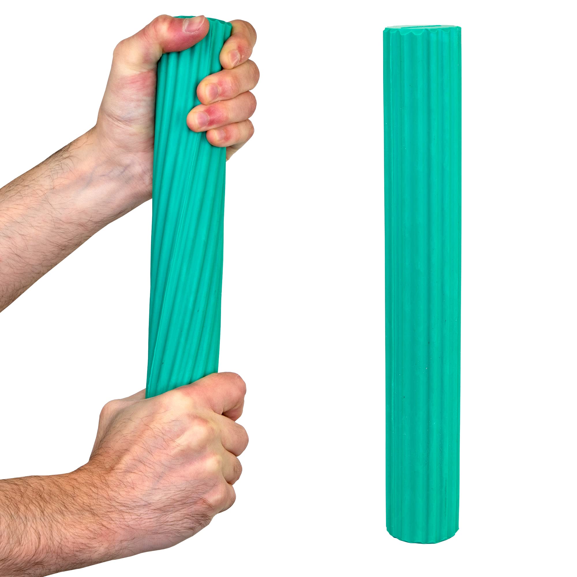 CanDo Hand exerciser Twist-n-Bend - finger strengthener CanDo, Flexible exercise stick, training stick, green (medium) 12", 10-1513