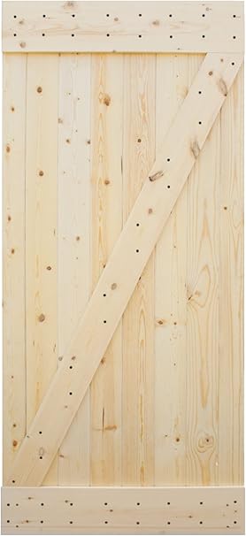 Amazon Com Tms 38 X 84 Solid Core Unfinished Plank Knotty Pine