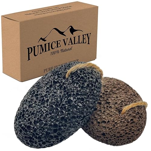 Pumice Stones for Feet Natural Black Brown Earth Lava Stones