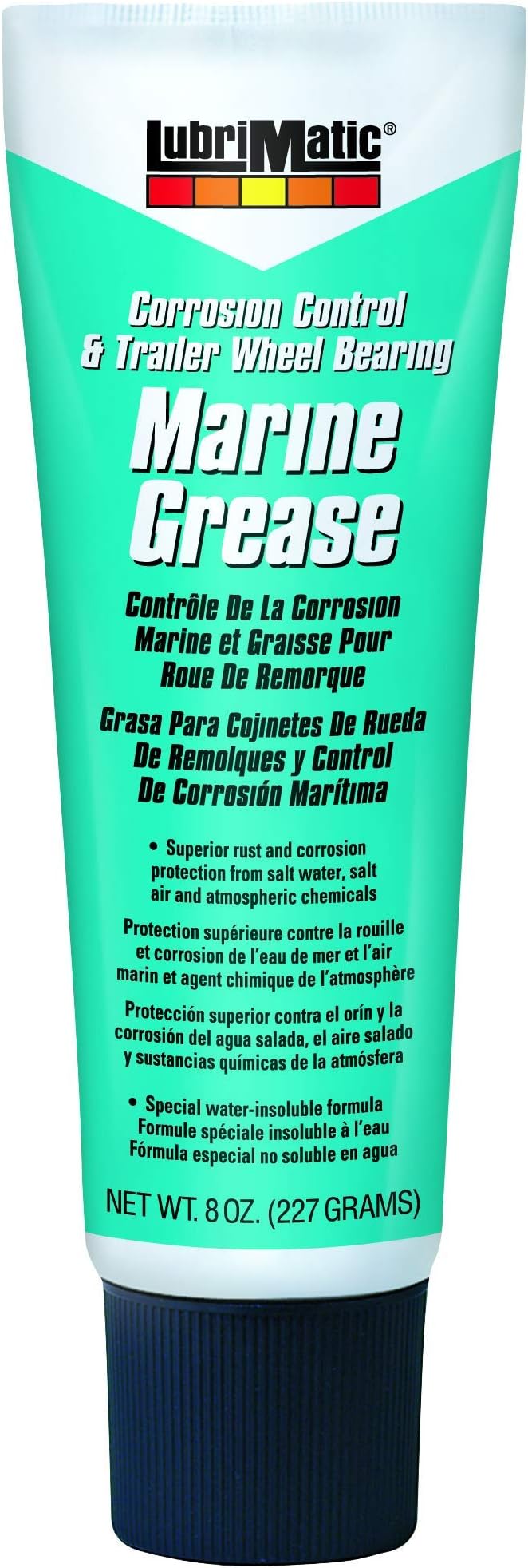 Lubrimatic 11406 Marine Trailer Wheel Bearing and Corrosion Control Grease, 8 oz. Tube
