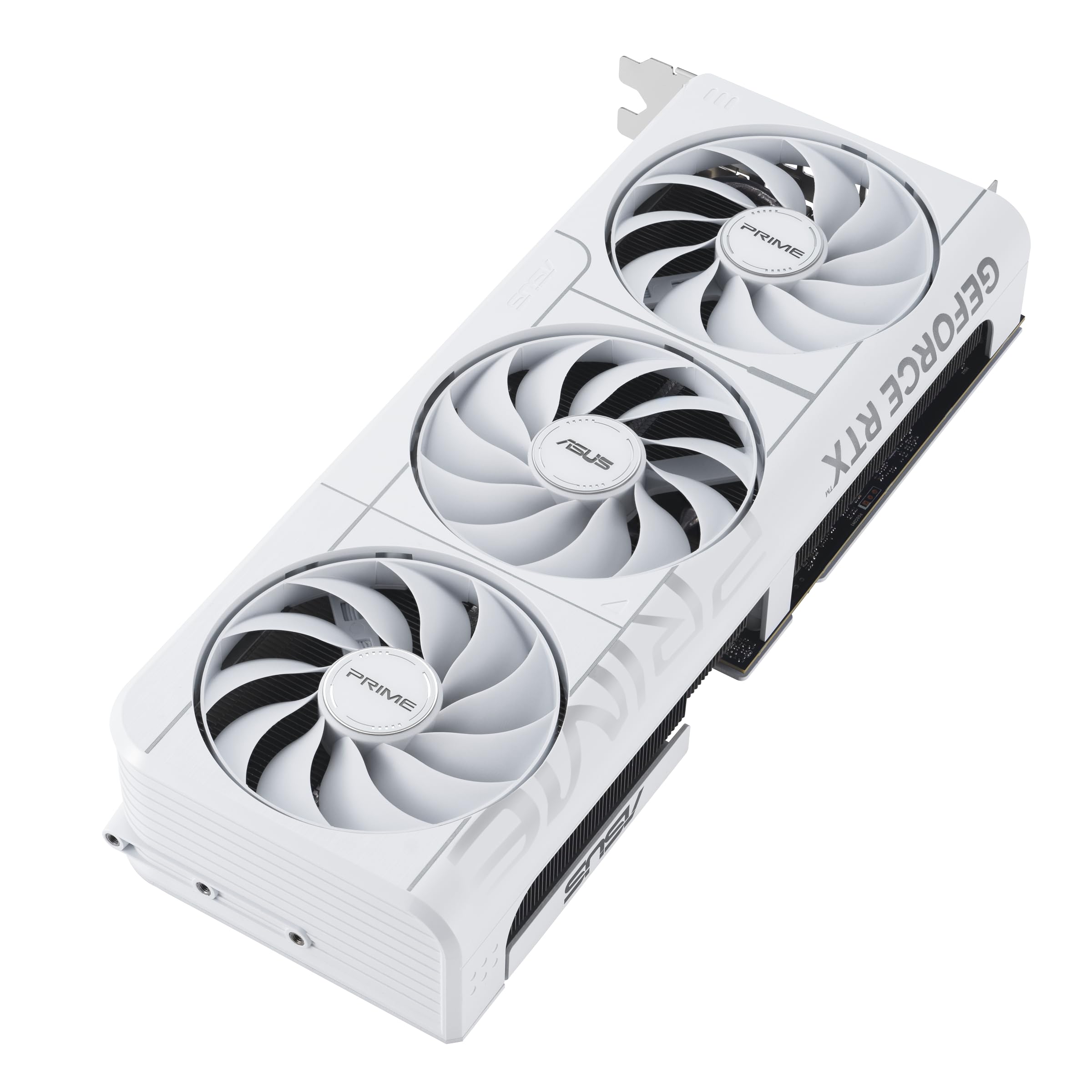 ASUS The SFF-Ready Prime GeForce RTX™ 5070 12GB GDDR7 White OC Edition Graphics Card (PCIe® 5.0, 12GB GDDR7, HDMI®/DP 2.1, 2.5-Slot, Axial-tech Fans, Dual BIOS)