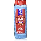 Old Spice Moisturizing Body Wash for Men, Hydro Wash, 2-in-1 Long Lasting Scent & Deep Hydration, 24/7 Shower Fresh, Captain Scent, 21 oz (Pack of 4)