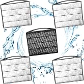 TARARIUM Aquarium Turtle Filter Media Set, Filters for IX-120 &amp; IX-120-U-V | 1Pcs Ceramic Bio Ball Plate &amp; 4Pcs Bio Sponge Clips for Large IX-120 &amp; IX-120-U-V, Filter Accessories