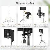 TONOR Isolation Shield Pack with Tripod Stand and Pop Filter for Mics view 5