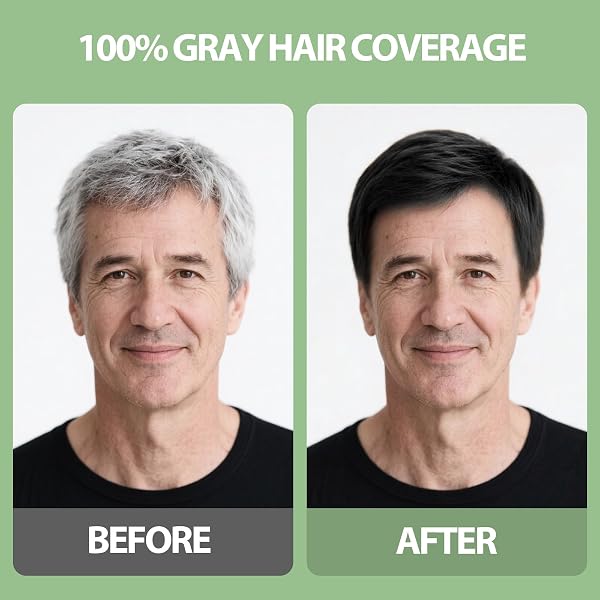 DYEING 221 BC FARNDU JET BLACK HAIR DYE SHAMPOO FOR WOMEN & MEN, 3 IN 1 NATURAL HERBAL COLOR SHAMPOO FOR 100% GRAY COVERAGE, AMMONIA & PARABEN FREE (500ML)