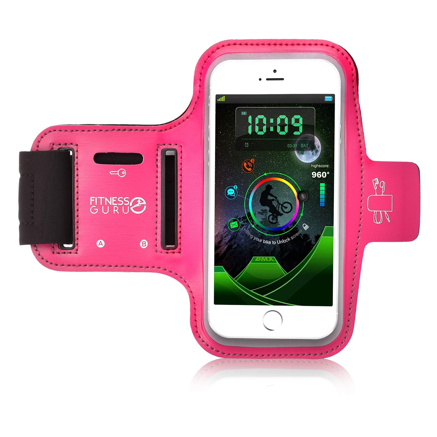 Fitness Guru Running Armband Phone Holder Compatible Amazon.co.uk