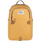 Eddie Bauer University Backpack 26L | Everyday Carry | Work | Travel | Commuter | Padded Laptop Sleeve | Stretch Bottle Pockets | Lightweight | Durable - Field Gold