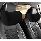 XIOQINE 2Pcs Car Neck Pillow, Ultra Comfortable Neck Pillow for Driving, Soft Car Headrest Pillow Like Clouds, Make Your Driving More Comfortable, Suitable for Driving, Traveling
