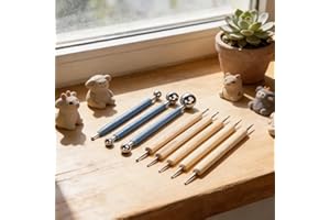 10Pcs Dotting Tools, Ball End Dot Art Tools for Rock Painting, Pottery Clay Modeling Embossing Art Mandala