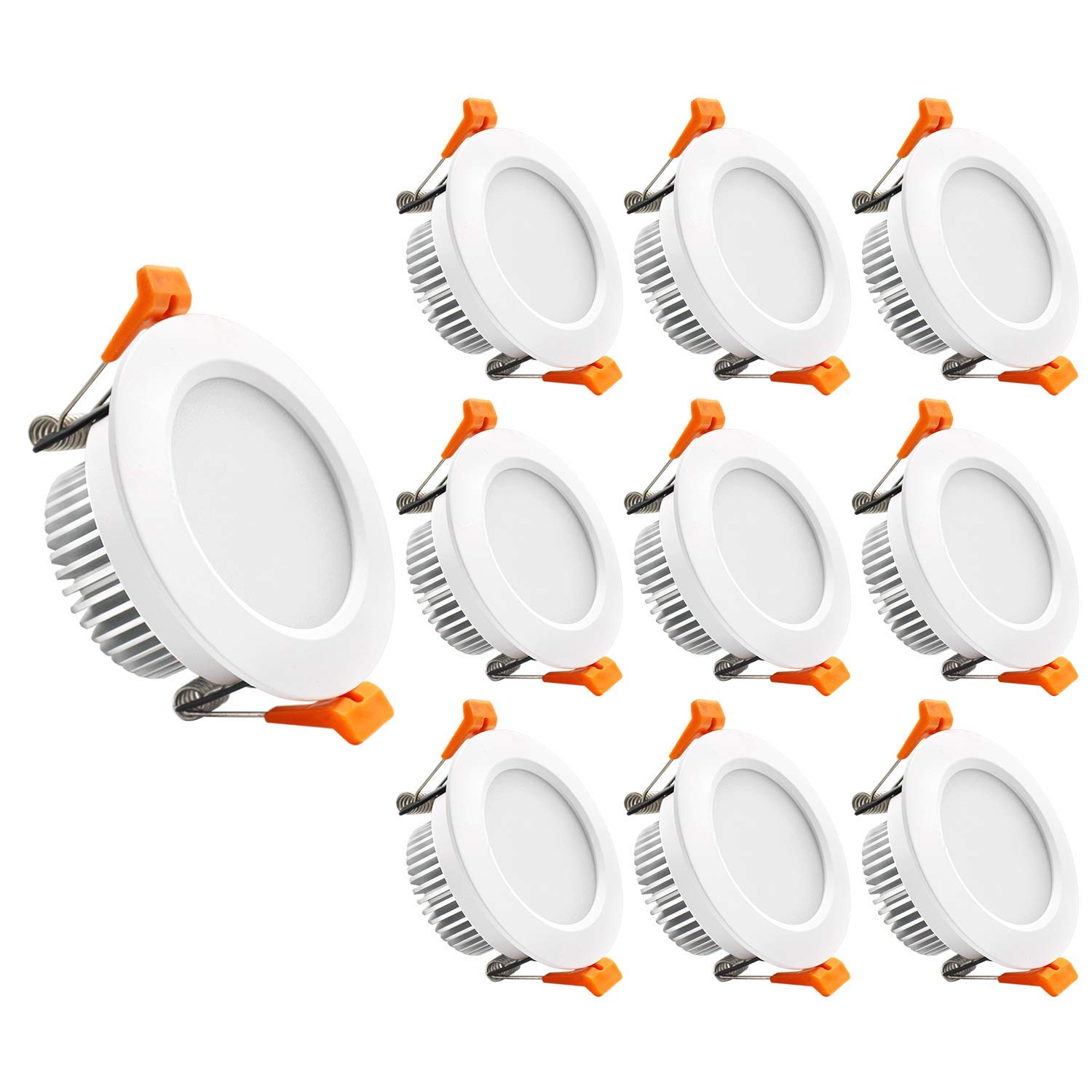 Best Recessed Lighting Dimmable 3′ 10 Pack