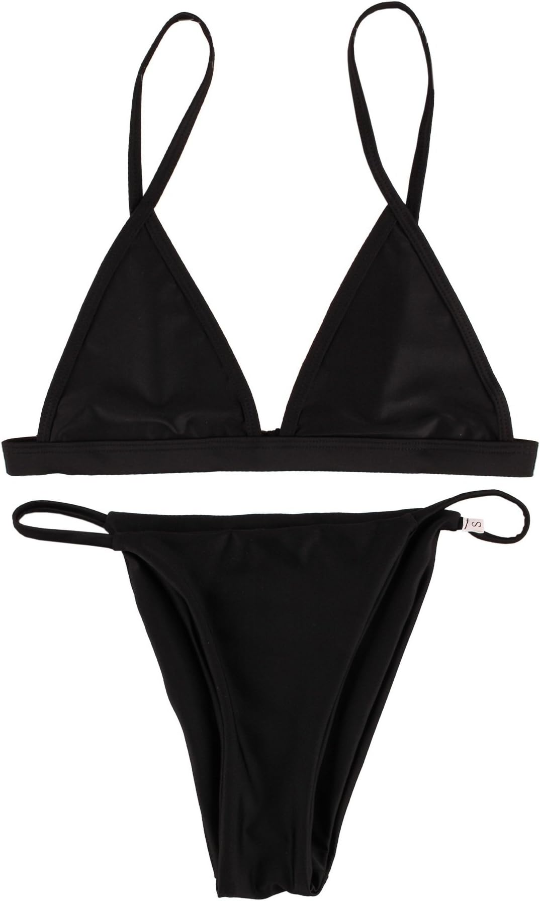 Macvise Women's 2 Pcs Bikini Triangle Top Brazilian Bottom Swimwear Bikini Set