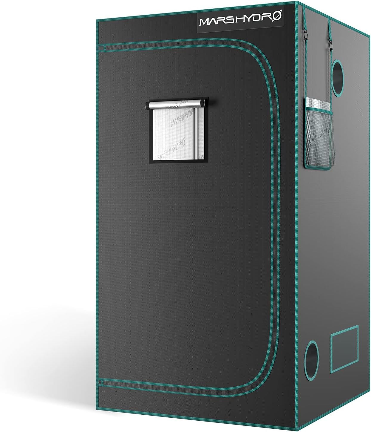 MARS HYDRO Grow Tent 90 x 90 x 180 cm, Indoor Grow Tent, Reflective Mylar Grow Tent, Hydroponics, Removable Base Tray, for Plants Growing Room Image MARS HYDRO Grow Tent 90 x 90 x 180 cm, Indoor Grow Tent, Reflective Mylar Grow Tent, Hydroponics, Removable Base Tray, for Plants Growing Room Image