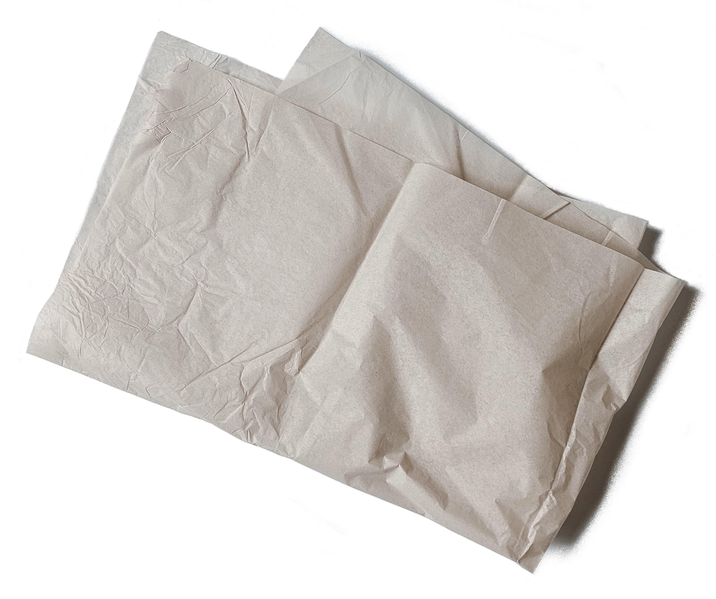 InsideMyNest Vintage Coloured Tissue Paper Sheets Premium Quality (75x50cm) (Sand, 20)