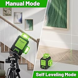 Huepar Laser Level 360 Self Leveling, 3 x
