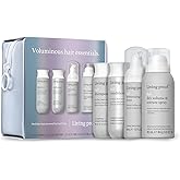 Living Proof Voluminous Hair Essentials Kit - Travel Size Full Shampoo, Conditioner, Texture Foam and Dry Volume & Texture Spray ($76 value)
