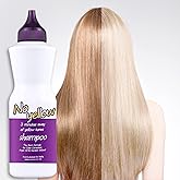 NUSPA 3 Minutes Purple Shampoo, Moisturizing Color Correction Sulfate Free Hair Wash，No Yellow Shampoo for No Brass or Yellow - Argan Oil Keratin Infused,16.9OZ
