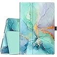 Fintie Folio Case for iPad 6th / 5th Generation (2018/2017), iPad Air 2 / Air 1 (9.7 Inch) - [Corner Protection] Premium Vegan Leather Stand Cover, Emerald Marble